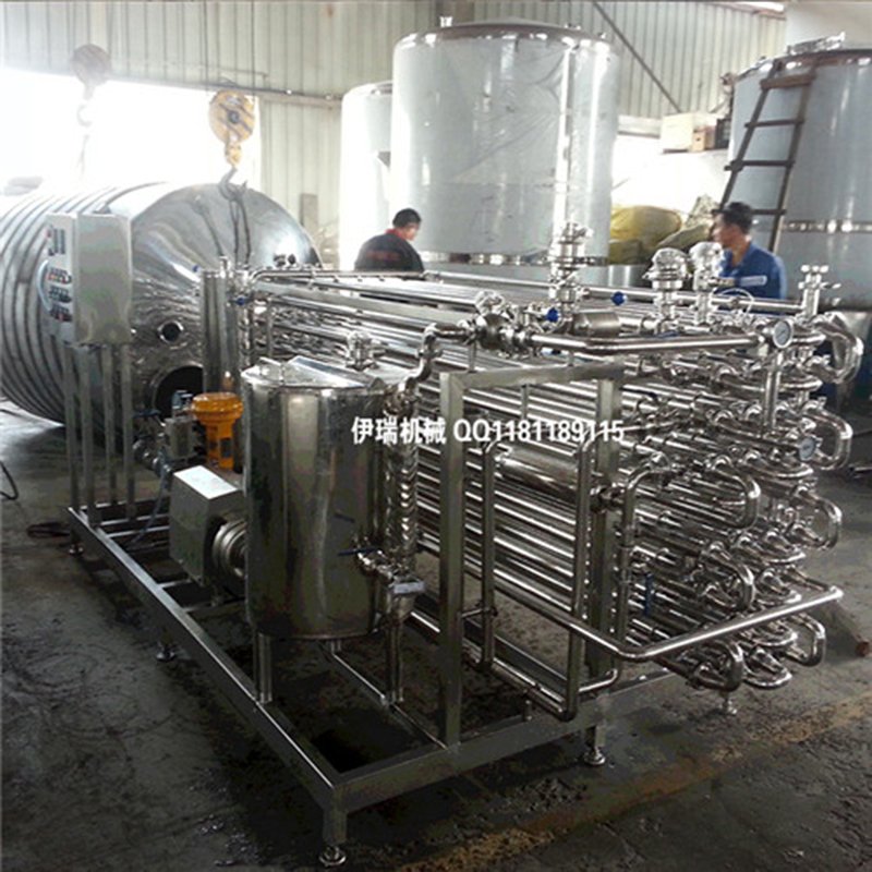 Material of semi-automatic 304 for large juice beverage tube sterilization equipment